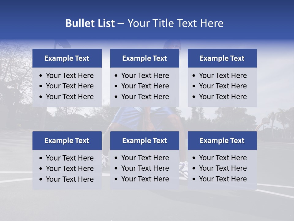 Colour Sport American PowerPoint Template