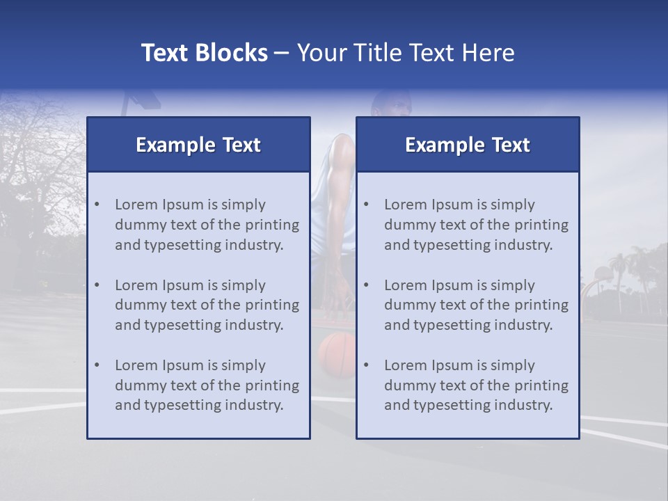 Colour Sport American PowerPoint Template