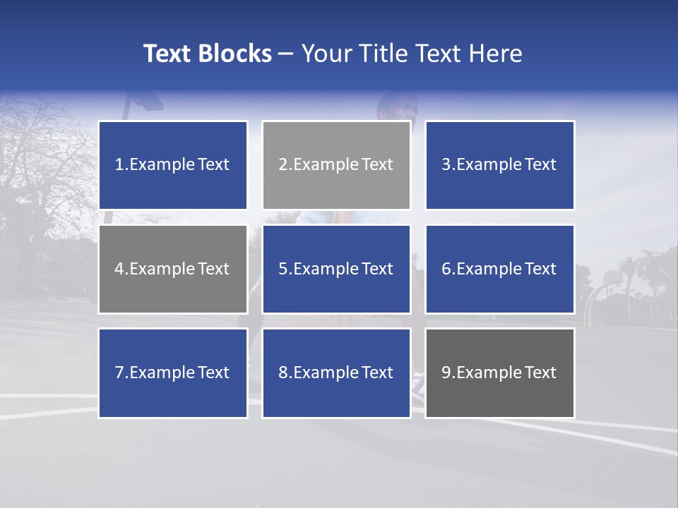 Colour Sport American PowerPoint Template