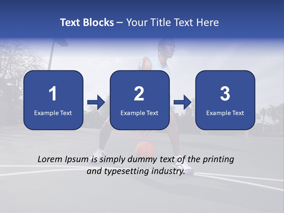 Colour Sport American PowerPoint Template
