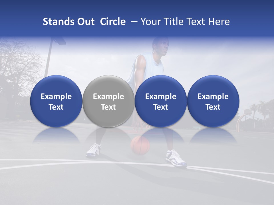 Colour Sport American PowerPoint Template