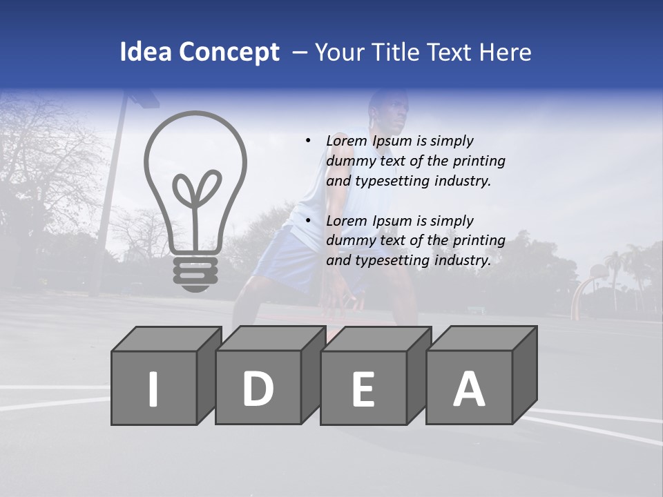 Colour Sport American PowerPoint Template