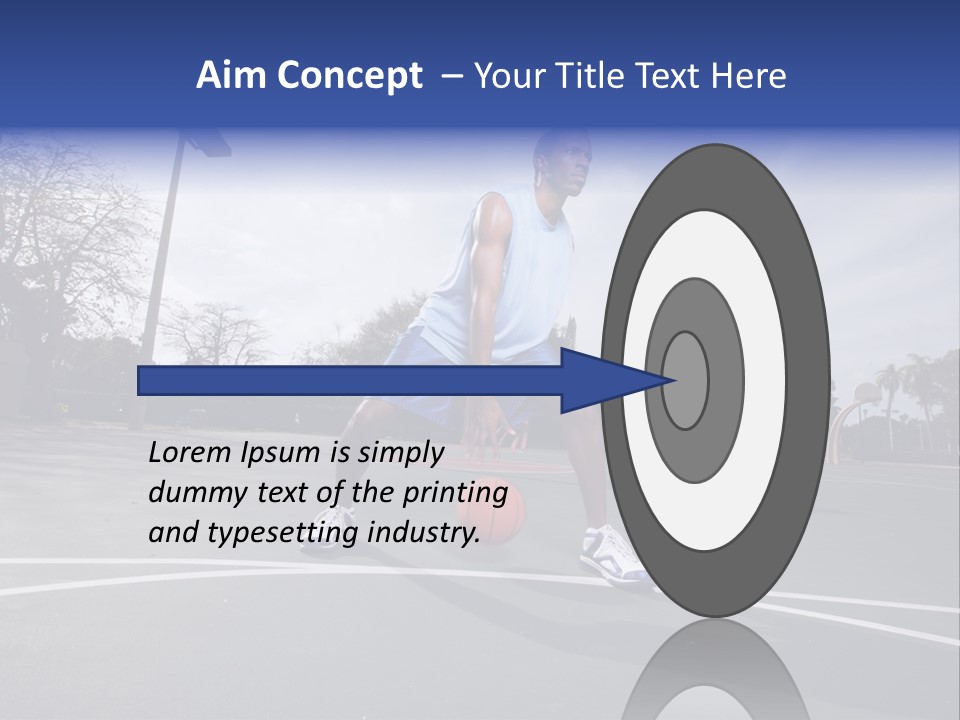 Colour Sport American PowerPoint Template