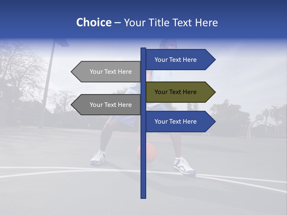 Colour Sport American PowerPoint Template