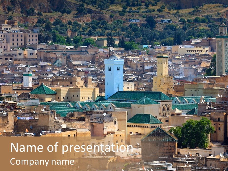 Medina Travel City PowerPoint Template