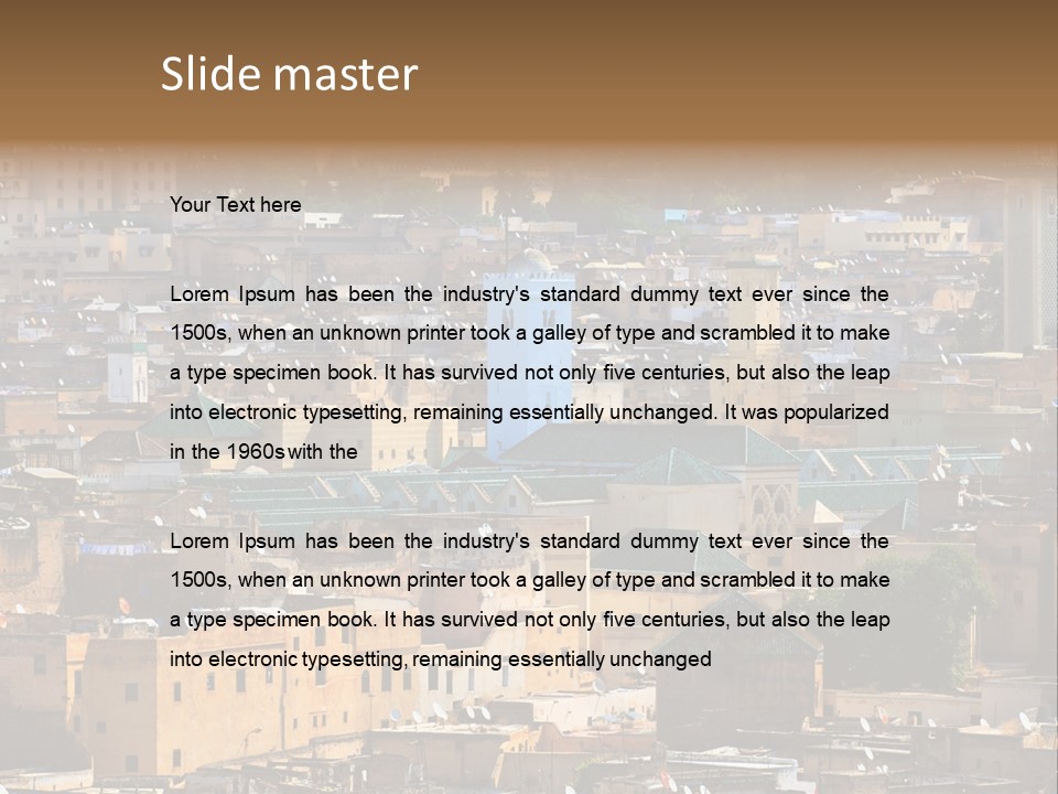 Medina Travel City PowerPoint Template