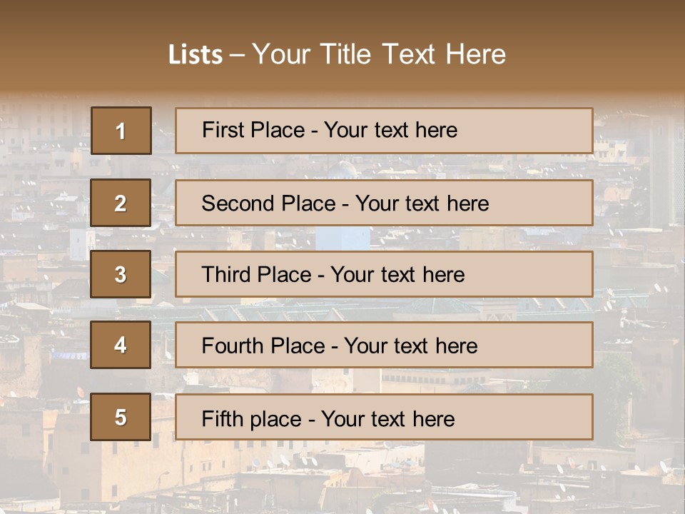 Medina Travel City PowerPoint Template