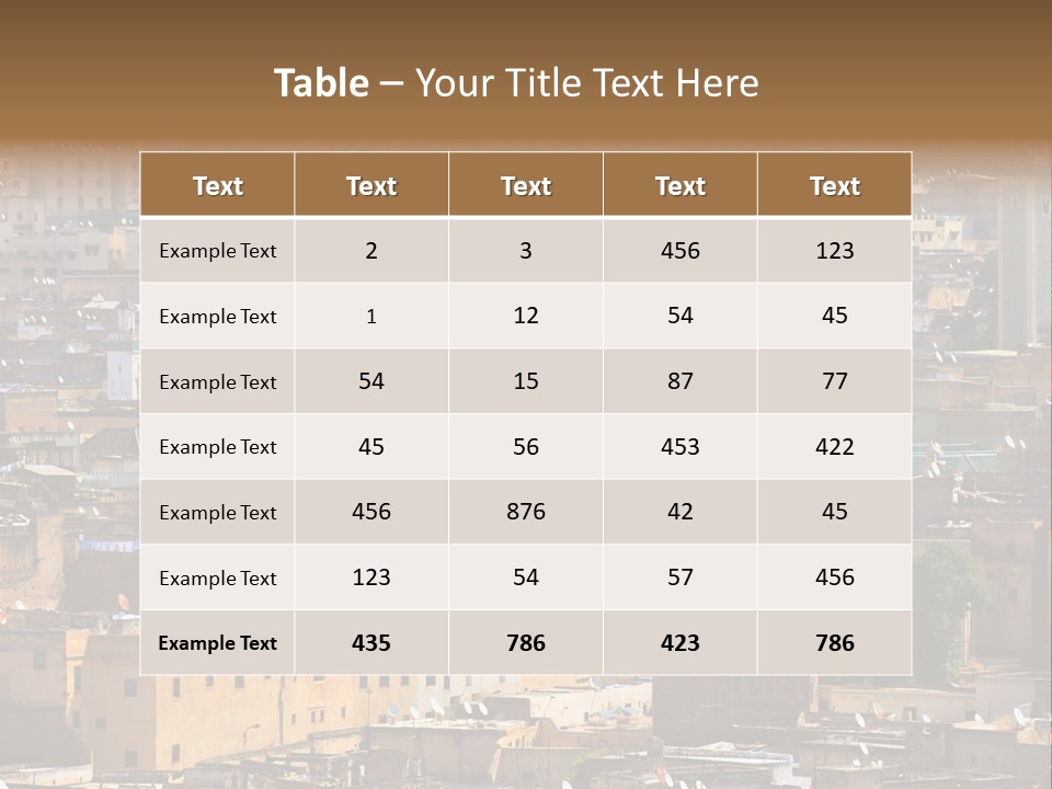 Medina Travel City PowerPoint Template