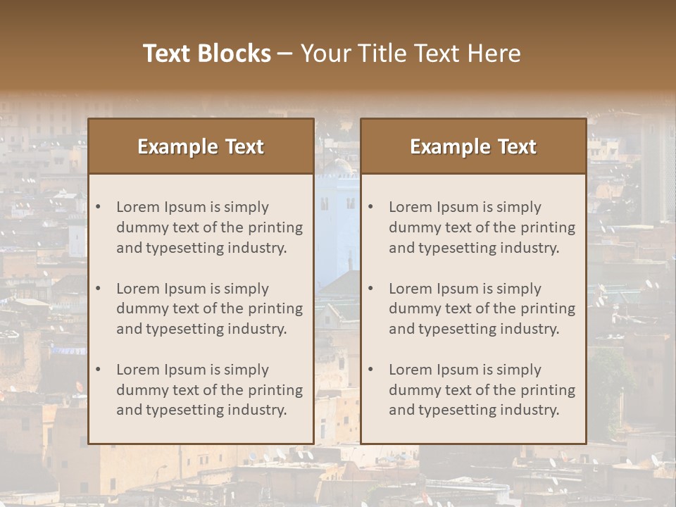 Medina Travel City PowerPoint Template