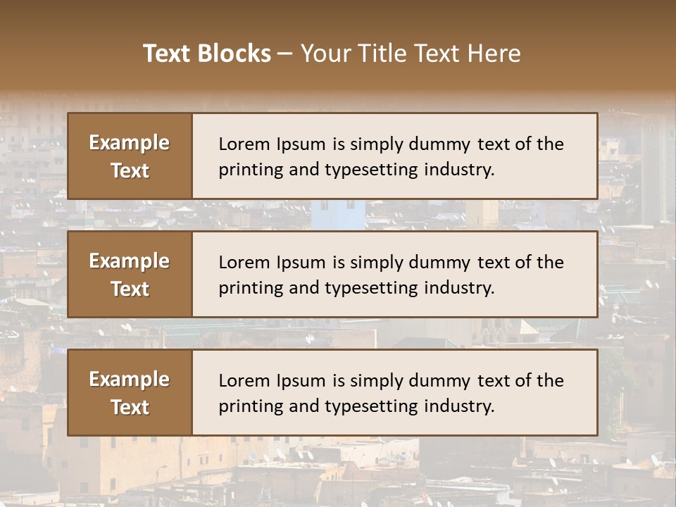 Medina Travel City PowerPoint Template
