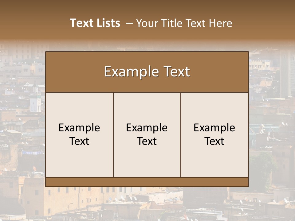 Medina Travel City PowerPoint Template