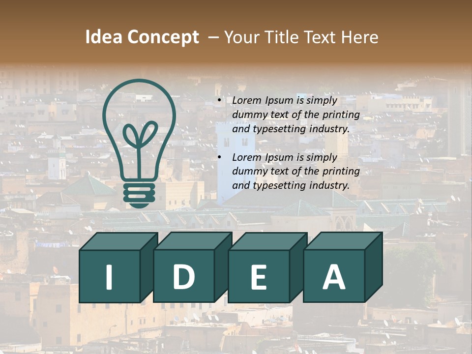 Medina Travel City PowerPoint Template