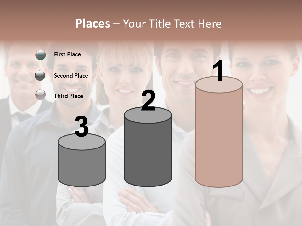 Partner Hispanic Standing PowerPoint Template