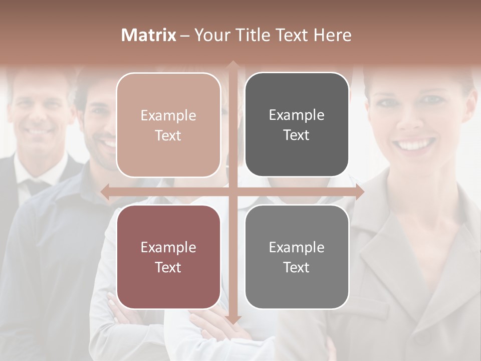 Partner Hispanic Standing PowerPoint Template