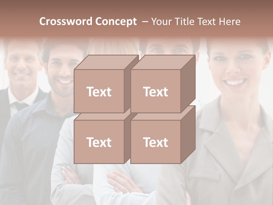 Partner Hispanic Standing PowerPoint Template