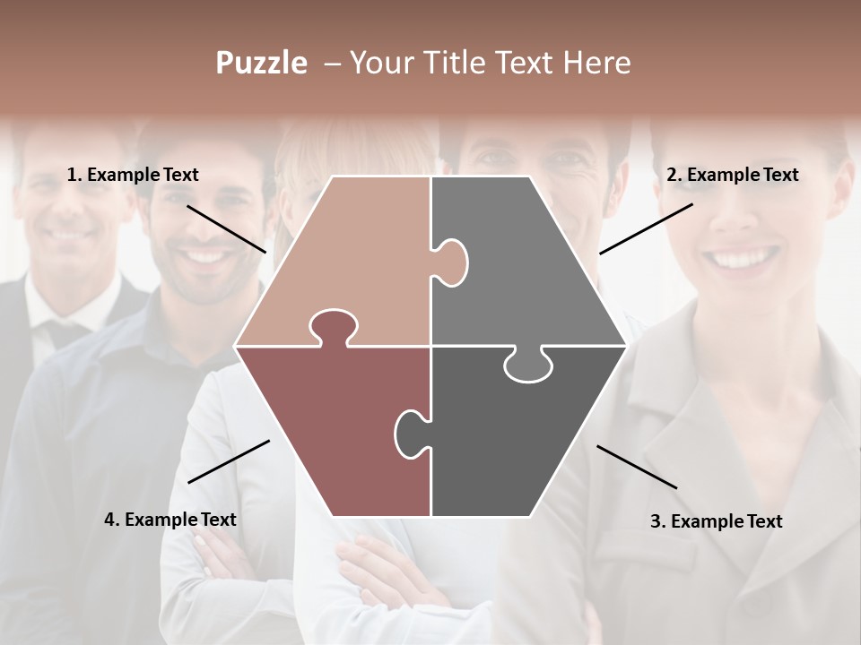 Partner Hispanic Standing PowerPoint Template