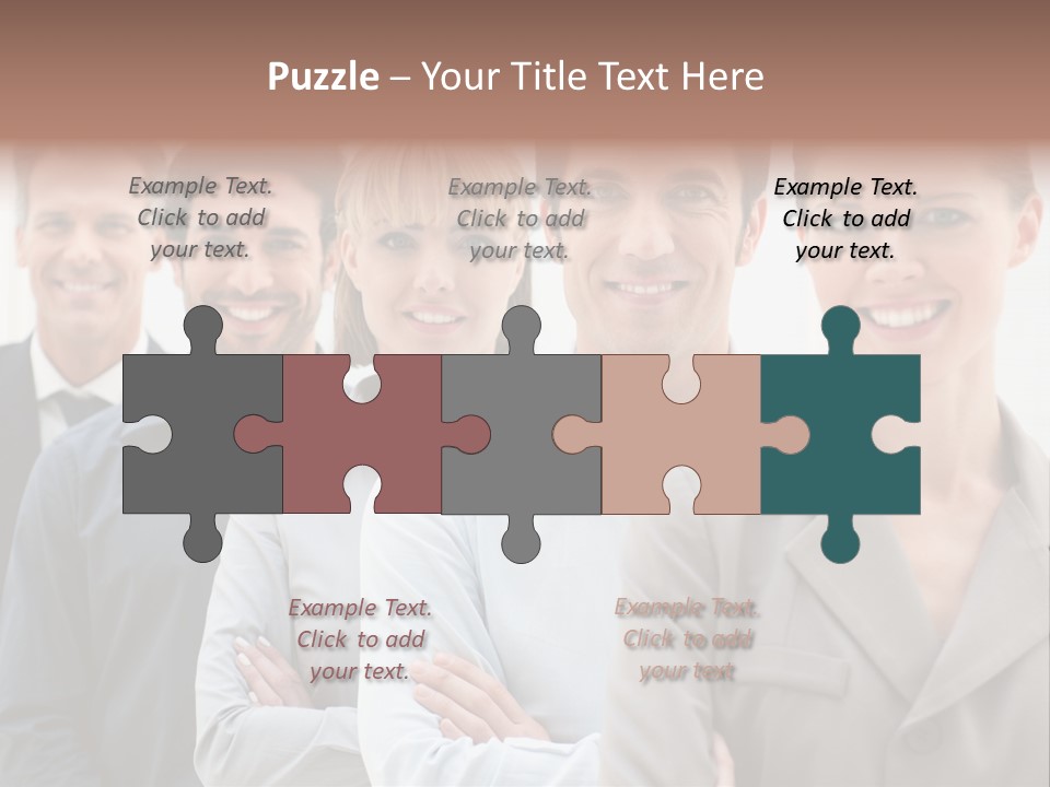 Partner Hispanic Standing PowerPoint Template