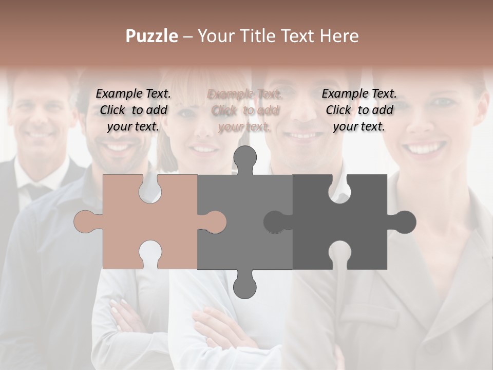 Partner Hispanic Standing PowerPoint Template