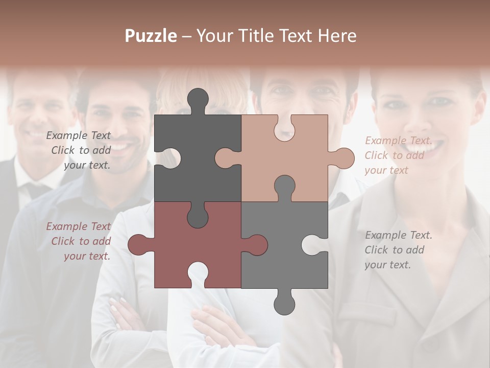 Partner Hispanic Standing PowerPoint Template