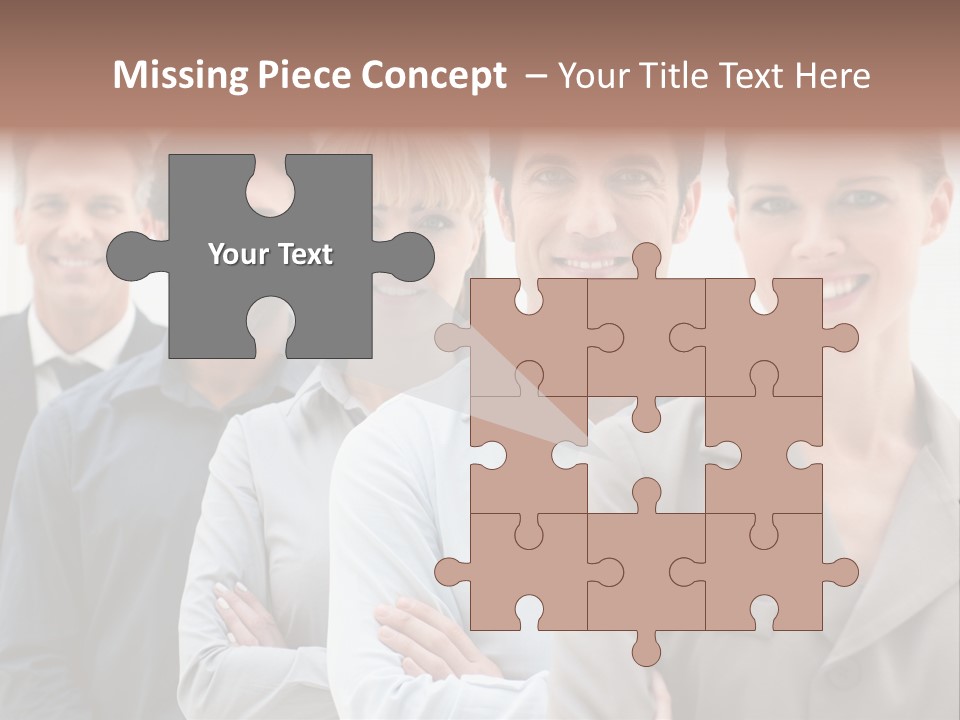 Partner Hispanic Standing PowerPoint Template