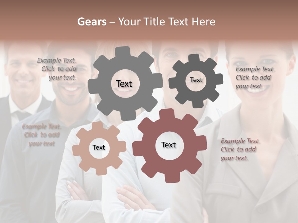 Partner Hispanic Standing PowerPoint Template