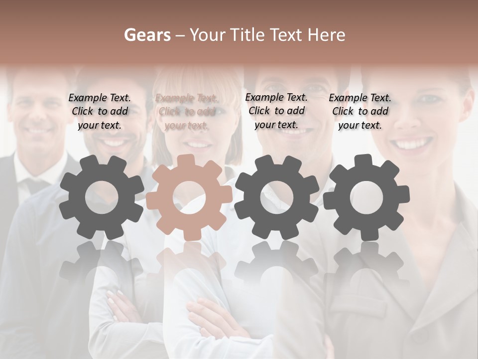 Partner Hispanic Standing PowerPoint Template