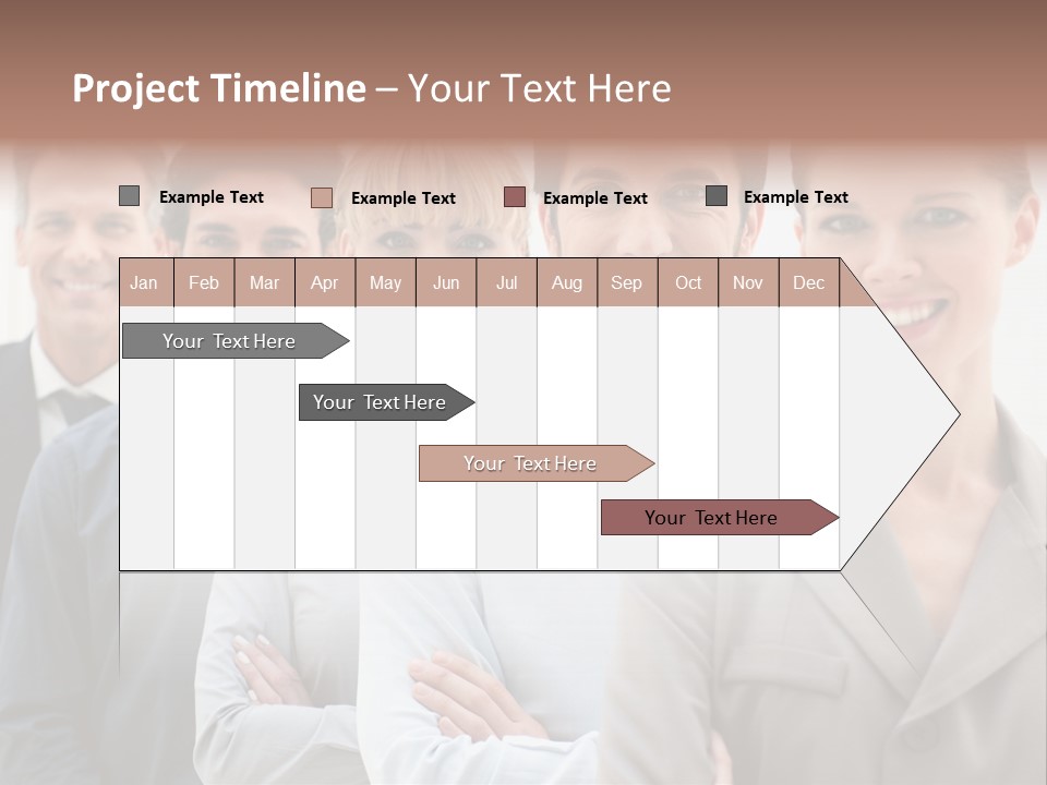 Partner Hispanic Standing PowerPoint Template