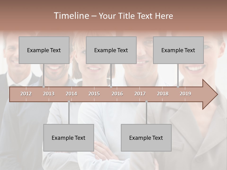 Partner Hispanic Standing PowerPoint Template