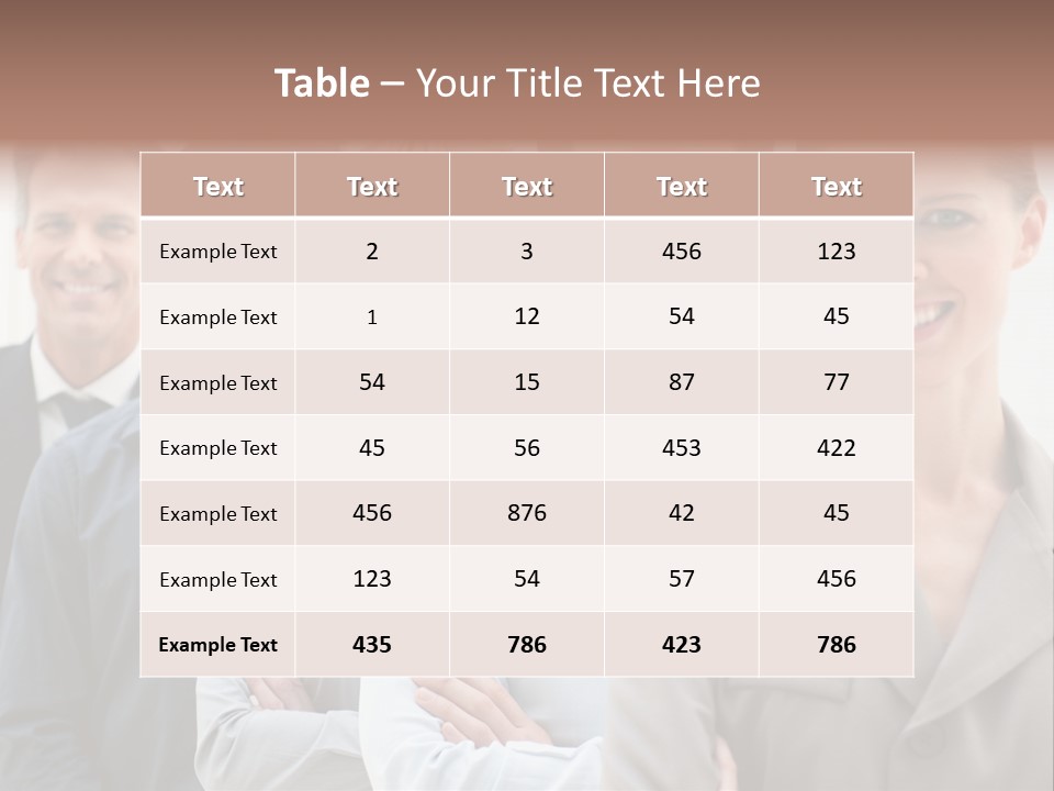 Partner Hispanic Standing PowerPoint Template