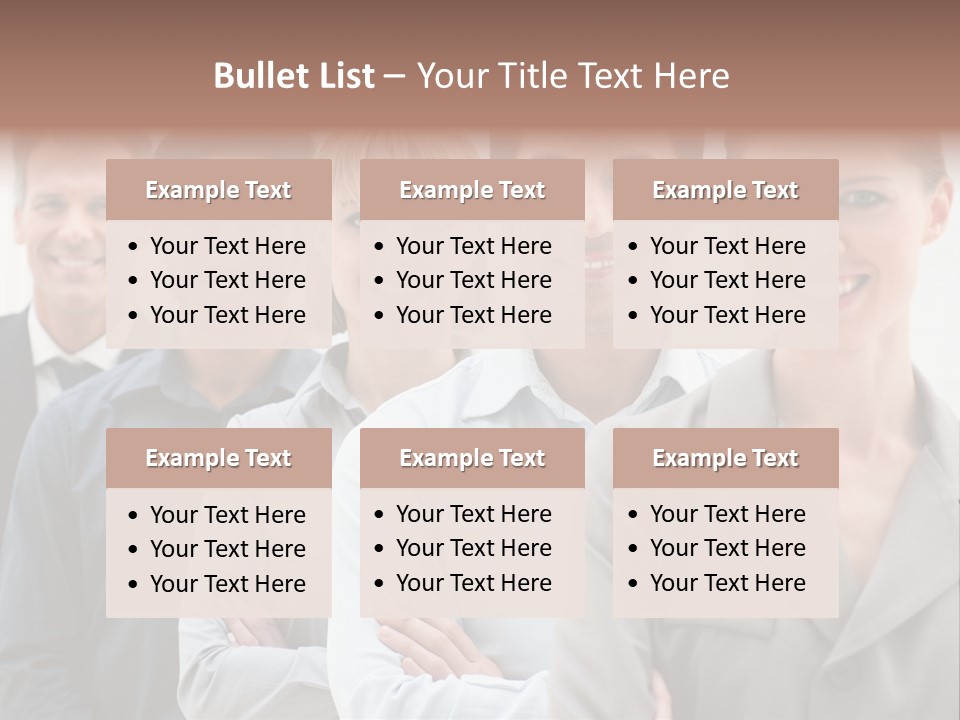 Partner Hispanic Standing PowerPoint Template