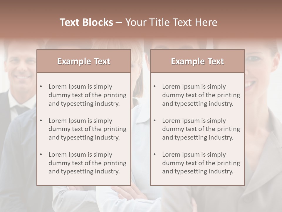 Partner Hispanic Standing PowerPoint Template