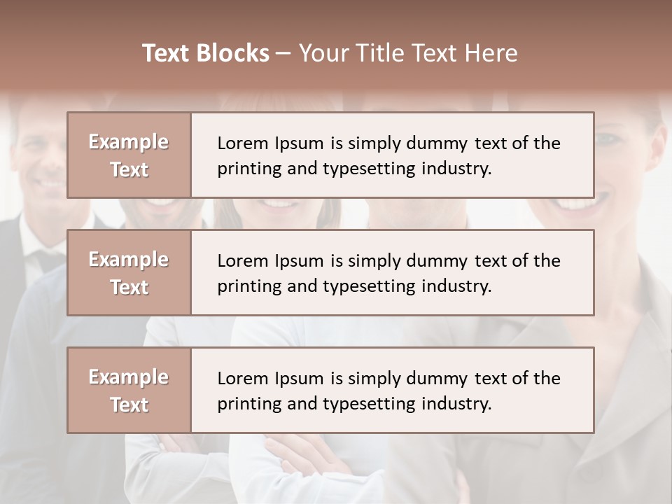 Partner Hispanic Standing PowerPoint Template