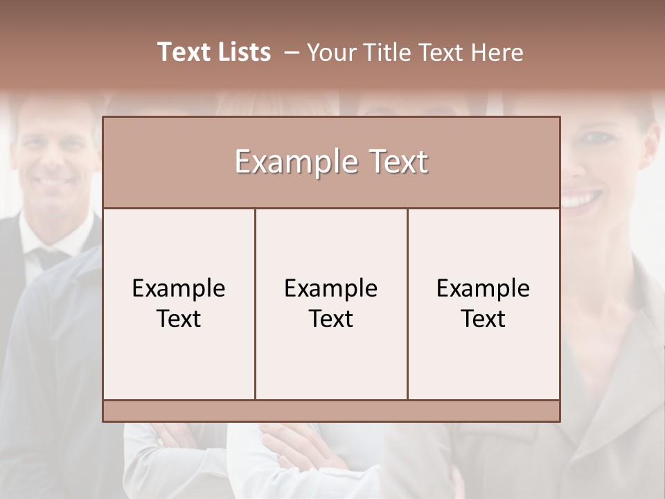 Partner Hispanic Standing PowerPoint Template