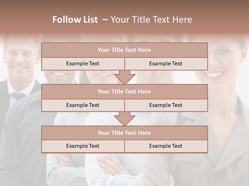 Partner Hispanic Standing PowerPoint Template