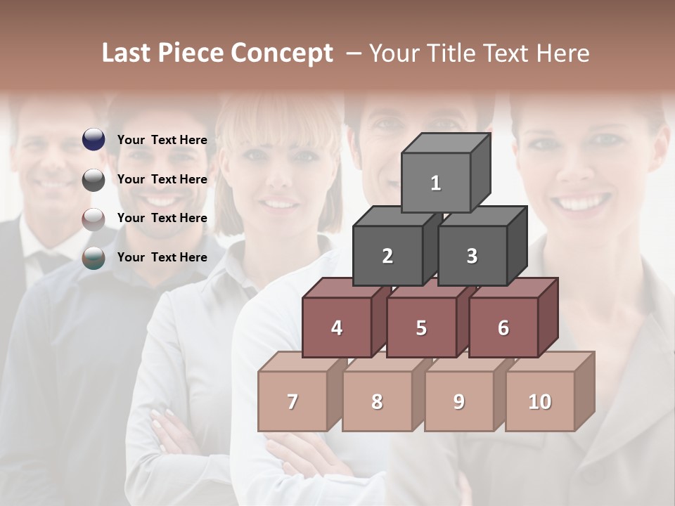 Partner Hispanic Standing PowerPoint Template