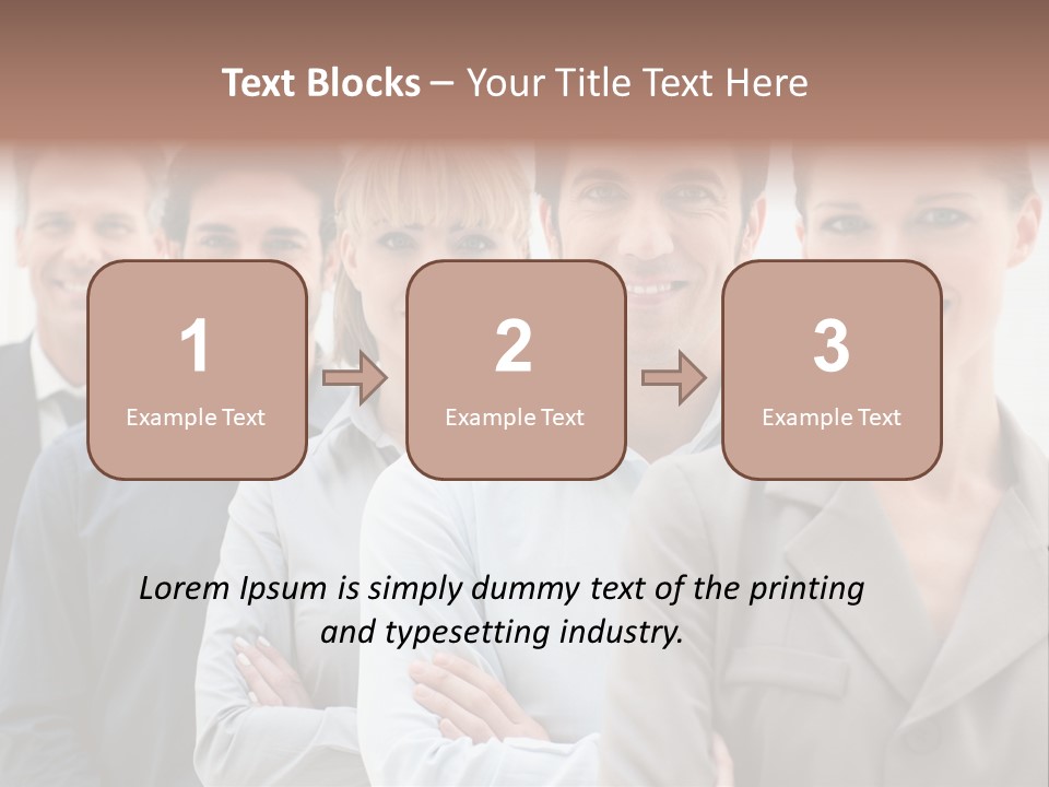 Partner Hispanic Standing PowerPoint Template