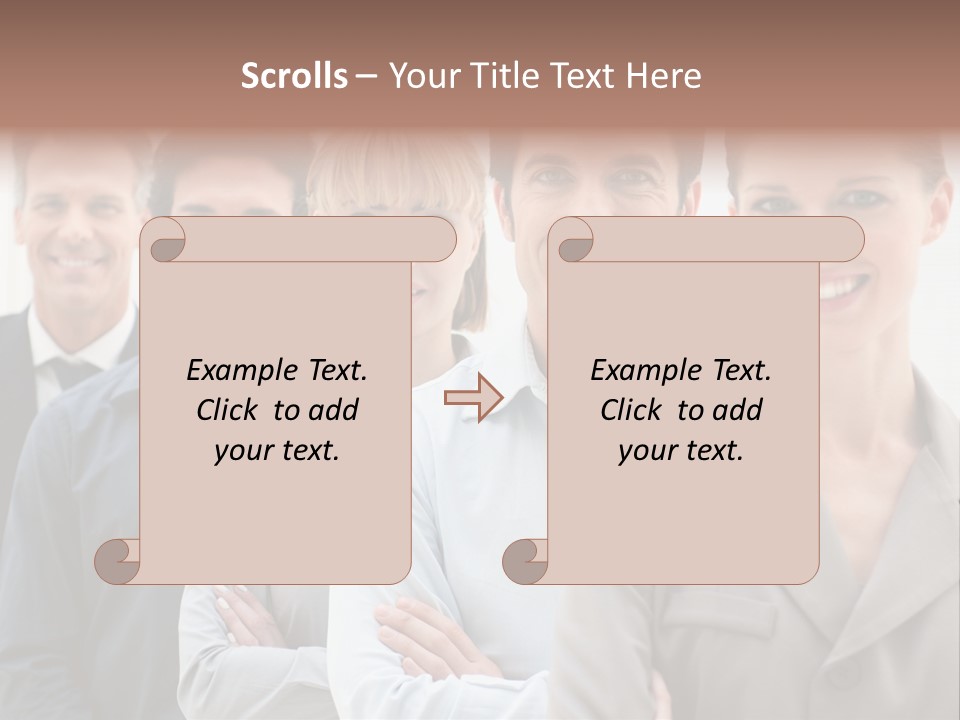 Partner Hispanic Standing PowerPoint Template