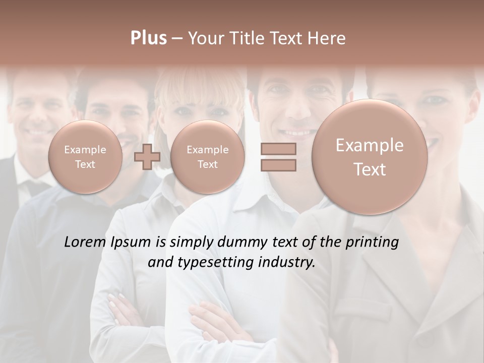Partner Hispanic Standing PowerPoint Template