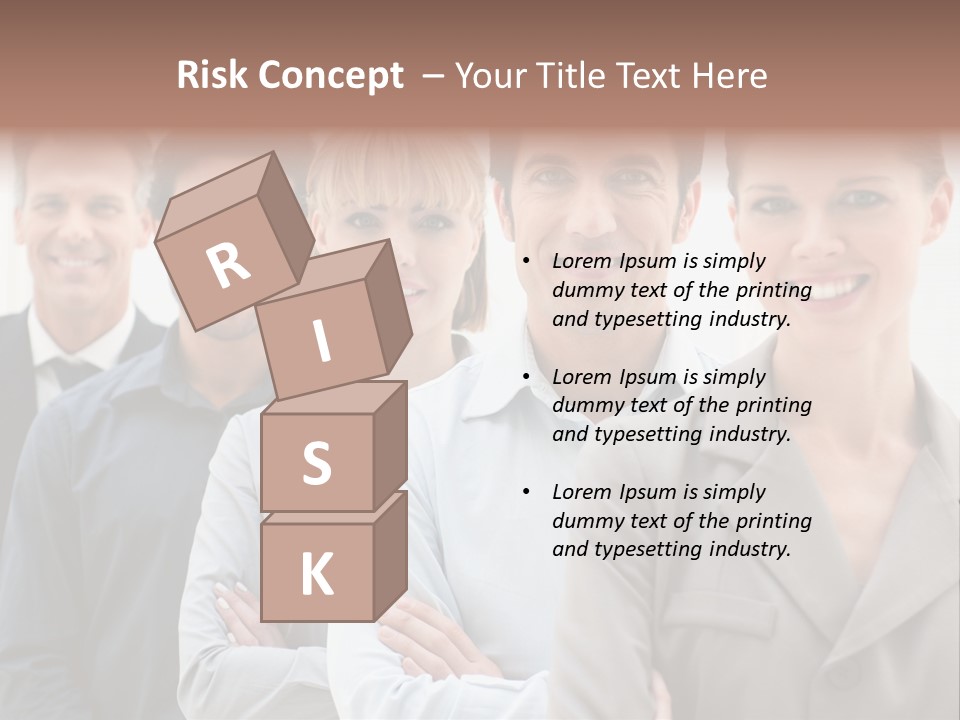 Partner Hispanic Standing PowerPoint Template