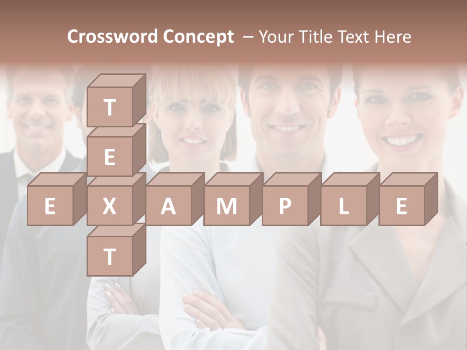 Partner Hispanic Standing PowerPoint Template