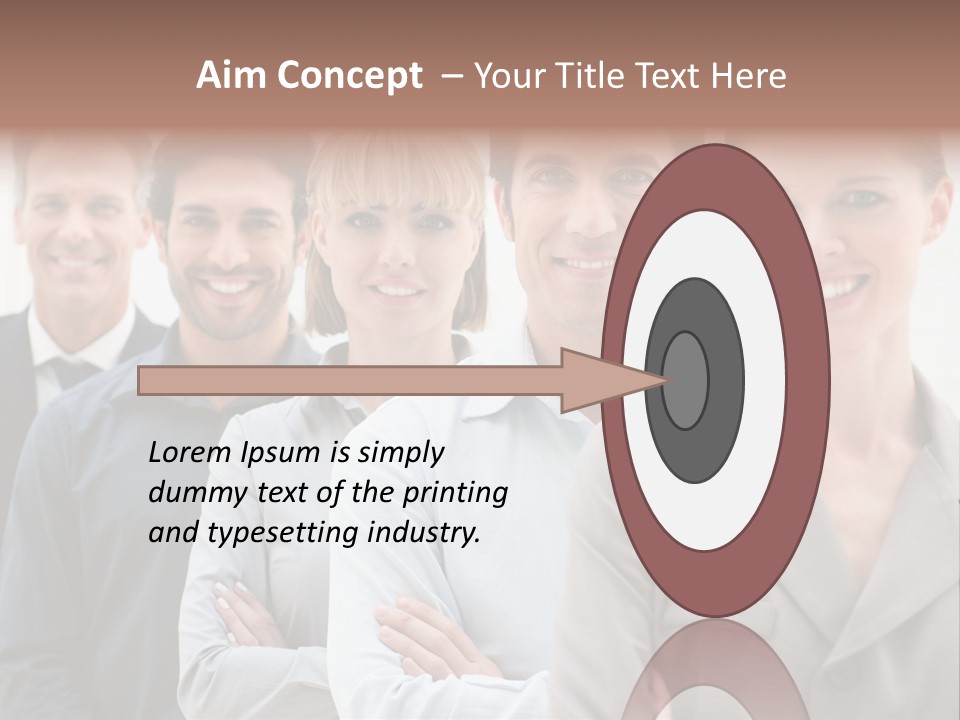 Partner Hispanic Standing PowerPoint Template