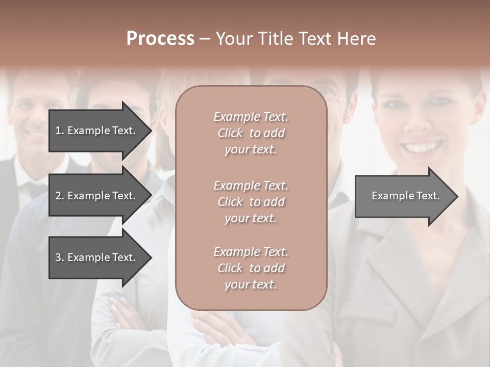 Partner Hispanic Standing PowerPoint Template