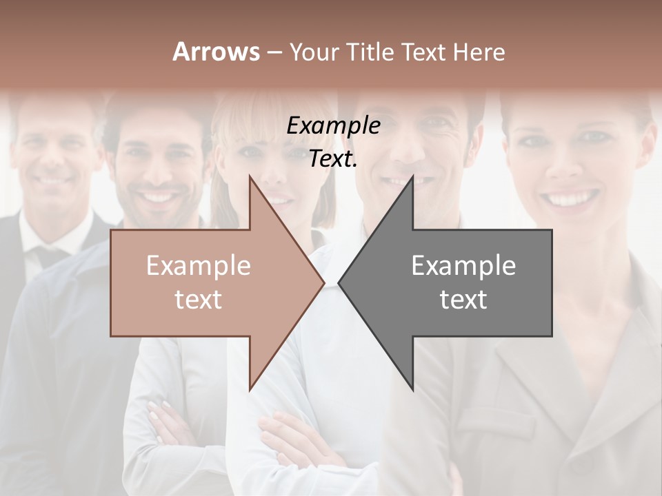 Partner Hispanic Standing PowerPoint Template