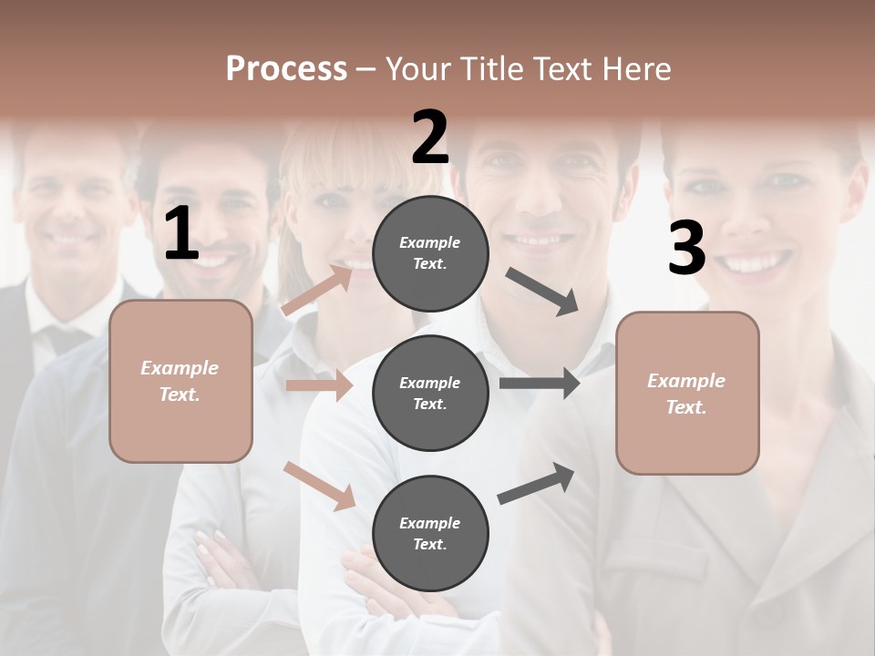 Partner Hispanic Standing PowerPoint Template