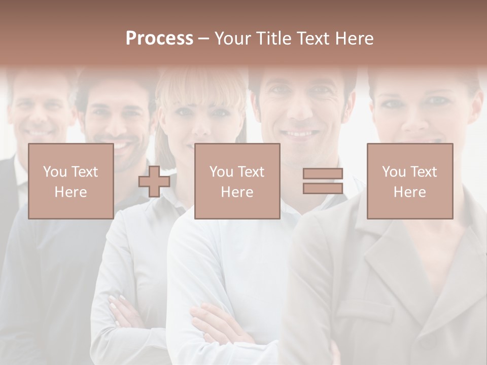Partner Hispanic Standing PowerPoint Template
