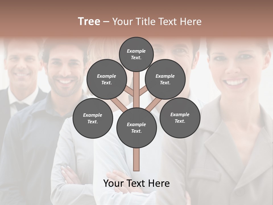 Partner Hispanic Standing PowerPoint Template