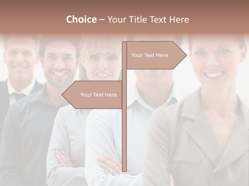 Partner Hispanic Standing PowerPoint Template