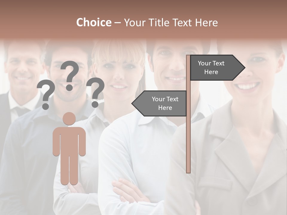 Partner Hispanic Standing PowerPoint Template