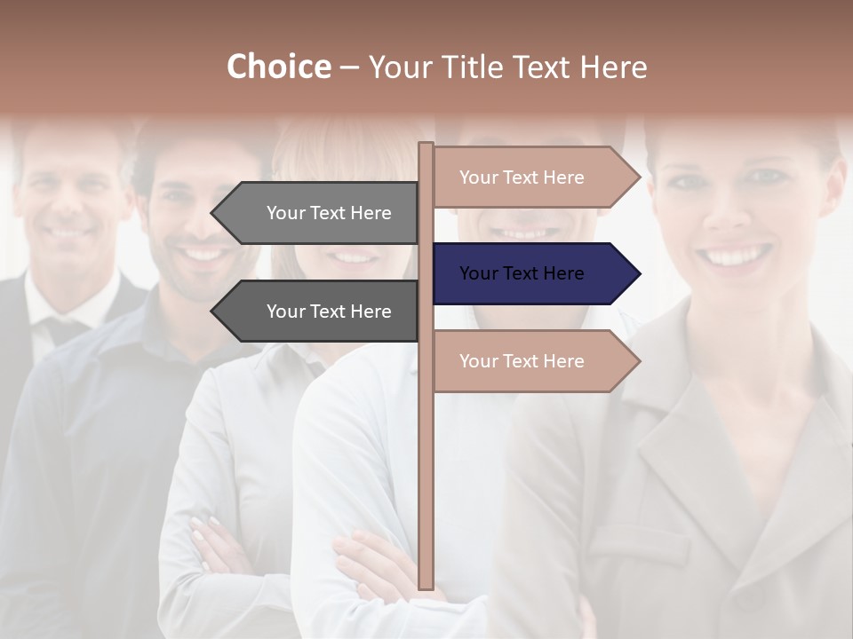Partner Hispanic Standing PowerPoint Template