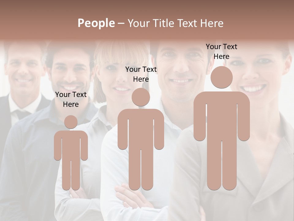 Partner Hispanic Standing PowerPoint Template